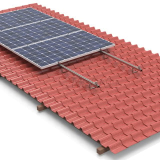 Pitched Tile Roof Solar Roof Mounting System -